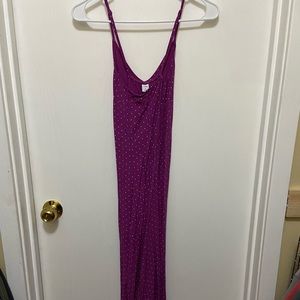 Purple dot dress. Old navy. Medium